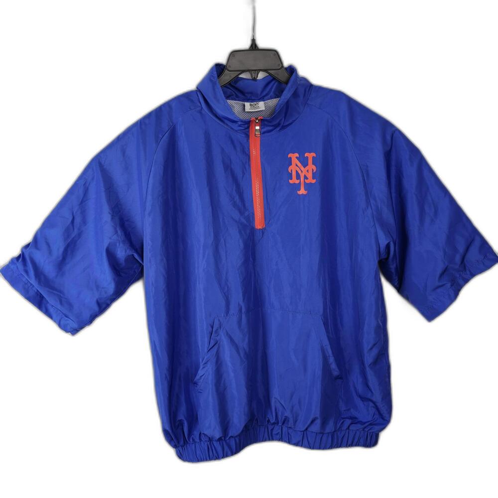 BD A Sports New York Mets Blue Windbreaker Jacket
